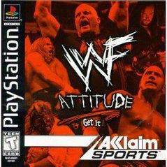 Sony Playstation 1 (PS1) WWF Attitude (case damage) [In Box/Case Complete]